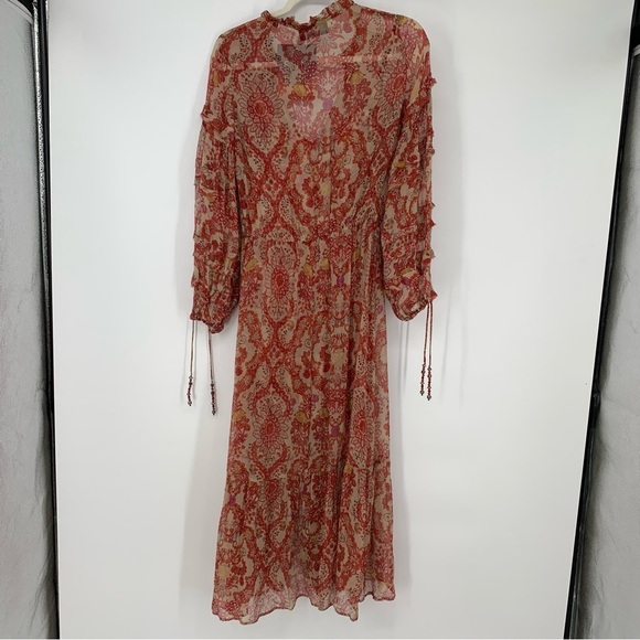 NEW Sunrise by the Kooples Boho Maxi Dress Size 1 - Picture 4 of 12